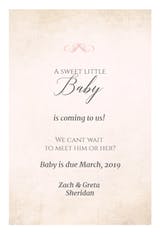 Sweet Secret - Pregnancy Announcement